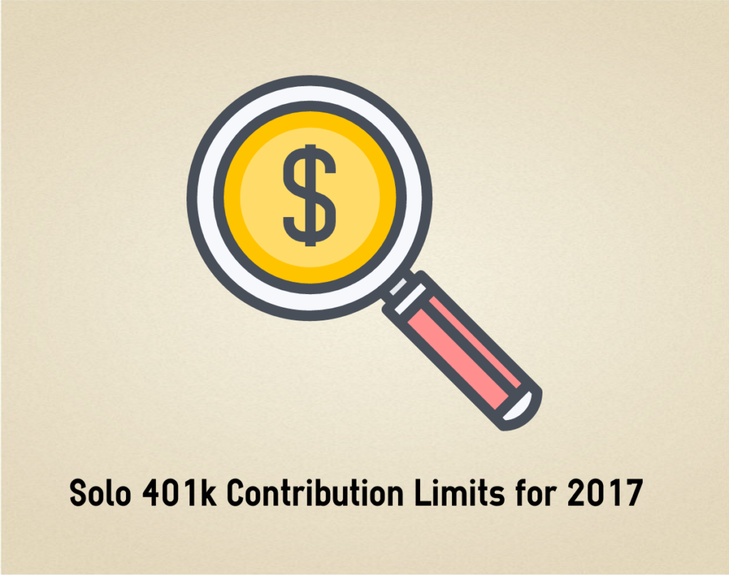 Solo 401k Contribution limits for 2017